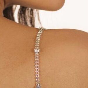 NWT Brazilian Bra Straps brand rose gold color crystals gold adjustable